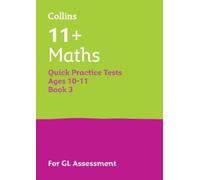 11+ Maths Quick Practice Tests Age 10-11 (Year 6) Set C (Tascabile)