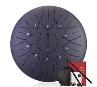 11 Note Da 12 Pollici Drum Della Lingua In Acciaio Da 12 Pollici, Per Campeggio, Meditazione, Terapia Musicale, Con Mazze, Picks Dito, Note Adesivi Bacchette Di Batteria, Borsa Da Trasporto