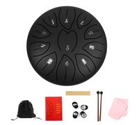 11 Note Steel Tongue Drum Percussioni Strumento etereo Clear and Crisps Sound Handpan per meditazioni Strumento a percussione etereo con bacchetta per meditazioni