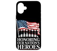 11 novembre Onorare la Giornata dei veterani degli eroi delle nostre nazioni Custodia per iPhone 16 Plus