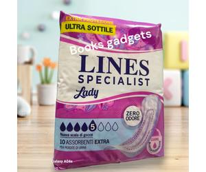 11 Pacchi (110 Assorbenti) Lines Specialist Extra x Perdite Urine Zero Odore