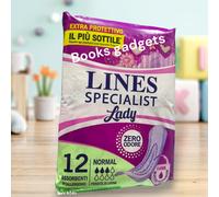 11 Pacchi (132 Assorbenti) Lines Specialist Lady Normal per Perdite di Urine