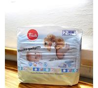 11 Pacchi (264 Pannolini) Trudi Baby Care Pannolino Unisex 2 Mini (3/6 Kg)