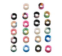 11 paia di dilatatori in silicone per orecchini, sicuri, morbidi, colori misti, kit di dilatazione flessibile per la cura post-cura, Plastica