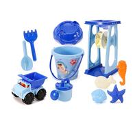 11 Pari Giocattoli da Gioco A Sabbia per Bambini con Utensile Secchio d'Acqua E Camion La Punta Un Set Giocattoli Invernale