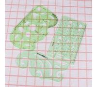 11 Pcs Architectural Planning Drawing Template Ruler for Office and School Use