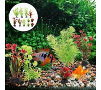11 Pcs Arredo Acquario Decorazione Del Paesaggio Serbatoio Pesce