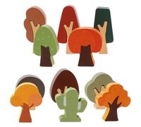 11 Pcs Modello Di Albero in Miniatura Figurine Dell'albero Natale