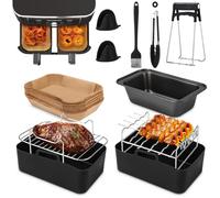 11 Pezzi Accessori per Friggitrice ad Aria,Per Ninja Foodi AF400EU、 AF300EU、COSORI,、Tower 7.6L/8L/9L/9.5L Friggitrice