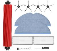 11 pezzi accessori per robot aspirapolvere Roborock S7/S7 Plus/S7 MaxV/S7 MaxV Ultra/S7 Pro Ultra, 1 spazzola principale, 2 tamponi, 2 filtri HEPA, 4 spazzole laterali, 1 spazzola per la pulizia, 1