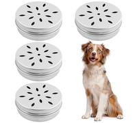 11 pezzi Addestramento Cane Profumo Odore Contenitore Rotondo,Contenitori Scent Training in Alluminio,Contenitori Metallo Addestramento Cani Odore Kit,per Profumo