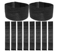 11 Pezzi Bracciale Elastico Nero da Lutto, in Poliestere | Design Semplice ed Elegante, per Eventi Commemorativi, Gruppi Religiosi e Squadre di Calcio