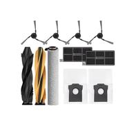 11 pezzi, compatibili con Dreame, 10 accessori for spazzare i rulli Spazzola laterale principale Sacchetti for la polvere con filtro for mocio
