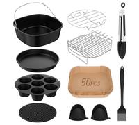 11 pezzi con accessori Turboblaze COSORI 6L Airfryer XXL 5,5L 6,4L senza BPA COSORI Turbo Tower Pro Smart 10,8L Double Stack friggitrice ad aria calda accessorio per Philips Airfryer XXL, Ninja MAX