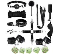 11 Pezzi Di Nero Pu Liscio In Pelle Pratica Set Con 5 Cubo Fluorescente Verde Accessori Dadi, Accessori Di Allenamento Sportivo - K + 7