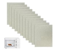 11 Pezzi Foglio di Mica per Microonde Universale,Piastra di Mica15 x 12 cm.Mica Piastre a Microonde.Protezione e Ricambi di Qualità Superiore per Forno a Microonde.Per Microonde e Forno