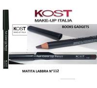 11 Pezzi Kost Make Up Italia N°112 MATITA LABBRA Marrone Full Color Lip Pencil