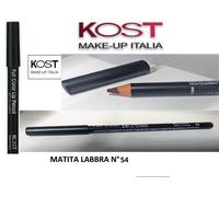 11 Pezzi Kost Make Up Italia N°54 MATITA LABBRA Marrone Full Color Lip Pencil