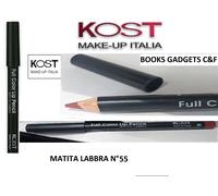 11 Pezzi Kost Make Up Italia N°55 MATITA LABBRA Marrone Full Color Lip Pencil