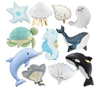 11 Pezzi Palloncini con Animali Marini, Palloncino Tema Mare,Feste di Mares | Palloncini con Animali Marini,Palloncino Tema Mare,Palloncino di Animalis Marinis,per il Compleanno,Feste di Mares