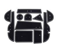 11 Pezzi Tappetino Antiscivolo In Gomma Per Auto, Sottobicchiere, Set Di Tappetini Per Fessura Porta Per T&oyota RAV4 2013 2014 2015 Accessori Inserto portabicchieri(Wit)