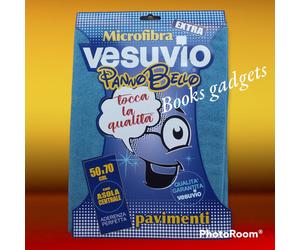 11 pezzi Vesuvio Panno Bello Pavimenti con Asola Centrale in Microfibra 50x70cm
