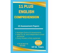 11 Plus English Multiple-choice Comprehension Assessment Papers 10 -11 Years - Book 1