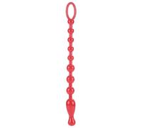 11 Pollici Anale Perline Sex Toy Dildo Grande/Grande Liscio Anale Plug Flessibile Red Colt