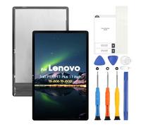 11 pollici Schermo LCD per Lenovo Tab P11/ P11 Plus TB-J606 TB-J606F LCD Touch Screen Digitizer Assembly + Riparazione Kit (nero senza telaio, 1200 x 2000 pixel)
