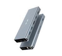 11 porte USB C, hub USB C, docking Station Triple Display per M1/M2 MacBook Pro/Air (4K HDMI/DP,10 Gbps USB 3.1, PD 100W, audio 3,5 mm, Gigabit Ethernet) per Dell,HP,Lenovo