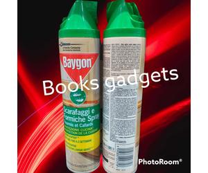 11 pz BAYGON Spray Insetticida CUCINA Scarafaggi e Formiche Azione Rapida 400ml
