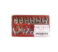 11 Pz. Chiave A Raggi Flare Nut Crowfoot WR. Set V-8 Strumenti 7311