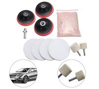 11 pz kit lucidatura vetro auto rimozione graffi profondi polvere ossido di ceri