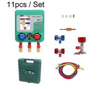 11 pz/set DUOYI DY523 Automotive Manometro di Vuoto Carica del Liquido Riparazio