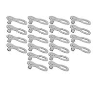 11 Speed Cycle Chain Connector | 10 Pairs Quick Release Lock for Mountain/Road Bicycles | High - Strength Steel Cycling Chain Buckle | Easy Installation & Maintenance (Silver)