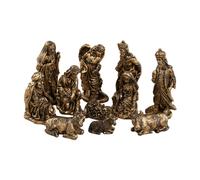11 statuette natalizie da collezione raffiguranti la Sacra Famiglia di Gesù