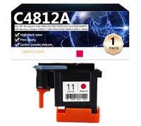 11 Testina di Stampa Compatibile con Chip per HP Designjet 500 800 Business Inkjet 1200 C4810A C4811A C4812A C4813A Stampante,Magenta