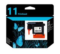 11 Testina di Stampa Inchiostro C4810A C4811A C4812A C4813A Sostituzione per Stampanti HP Designjet 100 110 111 500 510 800 813 850 500ps 800ps 9110 9120 9130 K850,Black-1 Pack