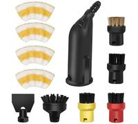 11 Testine di Pulizia a Aapore Accessori Compatibili Con Aspirapolvere Karcher SC1 SC2 SC3 SC4 SC5 SC7 CTK10