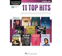 11 Top Hits for Violin. Instrumental Play-Along. Book/Audio-Online