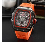 (11) Top luxury AAA high-quality men's watch Automatic 6-pin running second function Mechanical sense RM Luminous men's watch