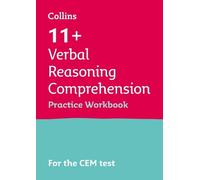 11+ Verbal Reasoning Comprehension Practice Workbook (Tascabile)