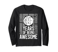 11 YEARS of Being AWESOME BASKETBALL 11 Compleanno Maglia a Manica