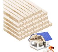 110 bastoncini quadrati in legno duro, bastoncini quadrati in legno per artigianato, fai da te