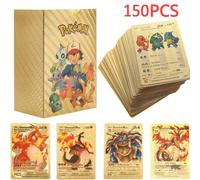 110 Carte Pokémon (serie Vmax, Gx, V, EX con carte rare), senza ripetizioni, Pikachu d'oro, Charizard, Arceus, in inglese, spagnolo, francese, tedesco, per collezionisti, feste di fan, gioco di carte 