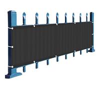 110 cm/120 cmFence - Copertura ombreggiante in rete con occhielli per balcone, giardino, soluzioni per la privacy all'aperto, ideale per la casa e il cortile