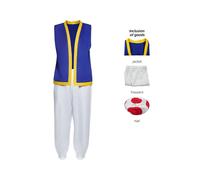 (110) Cosplay Super Mario Bros Toad Cosplay Set Moda Semplice Halloween Gioca Palcoscenico