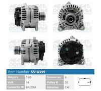 110 CV Alternatore per RENAULT Megane III 2 Vol/Coda Sp. BZ0/1, B3 1.6 16V Hi Fl