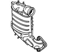 110 CV CATALIZZATORE PER RENAULT Megane II Station Wagon KM0/1 1.9 dCi KW 81 CV