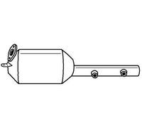 110 cv Filtro antiparticolato per Renault Megane II BM0/1, CM0/1 1.9 dCi 1870 cc